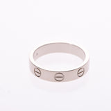 CARTIER Cartier mini Love Ring #47 No. 7 women'S K18WG ring-ring a rank used silver jewelry