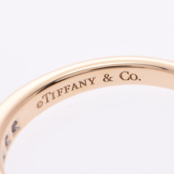 TIFFANY&Co. ティファニー ハーフサークルチャネルセットリング 9号 レディース K18YG/ダイヤ リング・指輪 Aランク 中古 銀蔵