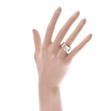 BVLGARI Bulgari B-ZERO ring #50 size S 9 Lady's K18WG ring, ring A rank used silver storehouse