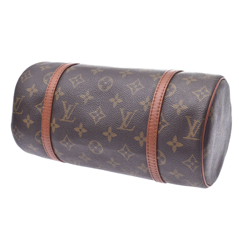 LOUIS VUITTON路易威登Monogram Papillon PM旧型号棕色M51366女士Monogram帆布手提包B等级二手Ginzo