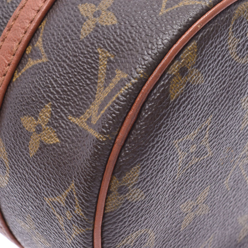 LOUIS VUITTON路易威登Monogram Papillon PM旧型号棕色M51366女士Monogram帆布手提包B等级二手Ginzo