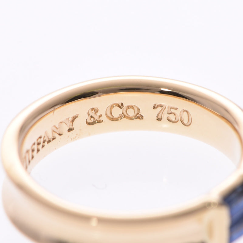 TIFFANY&Co. Tiffany stacking ring 9 Lady's sapphire /K18YG ring, ring A rank used silver storehouse