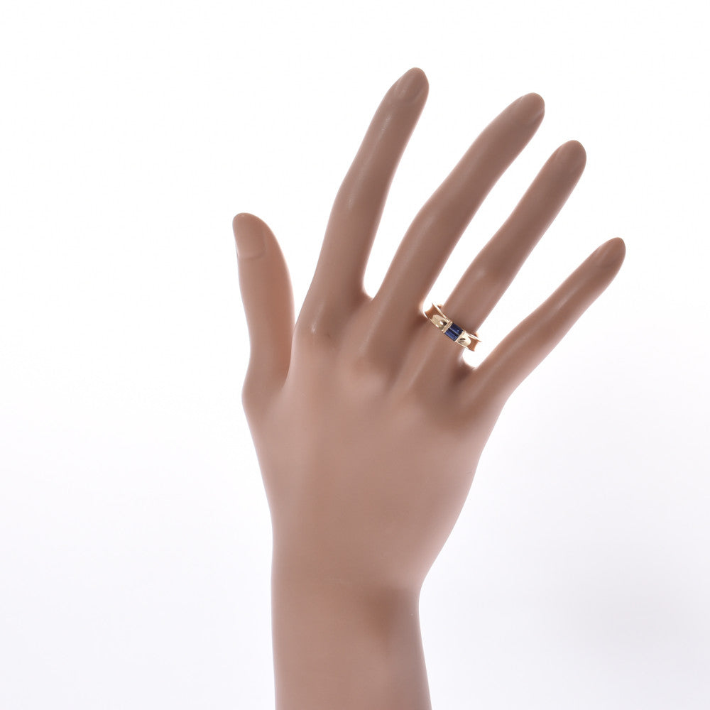 TIFFANY&Co. ティファニー スタッキングリング 9号 レディース サファイア/K18YG リング・指輪 Aランク 中古  人気・おすすめ｜使いやすい・旅行におすすめ 品質保証 全国発送 正規品・日本国内発送・安心保証付き