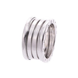 BVLGARI Bvlgari B-ZERO Ring #53 Size M 11.5 No. Unisex K18WG Ring/Ring A Rank Used Ginzo