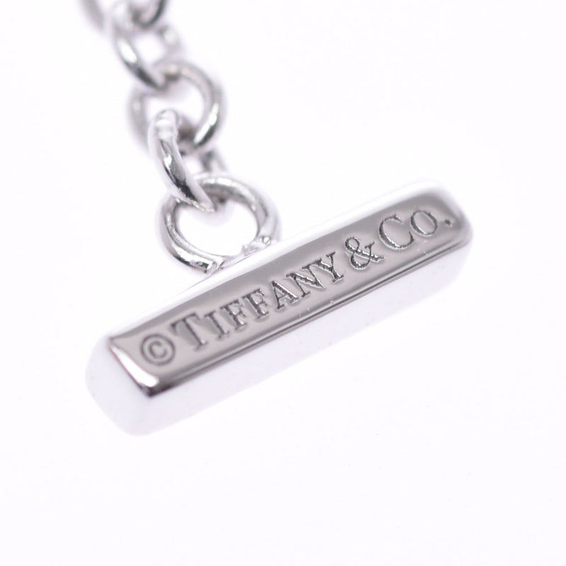 TIFFANY&Co. Tiffany, T-Smile Ladies, K18WG Breslet, A Rank, Used Silver.