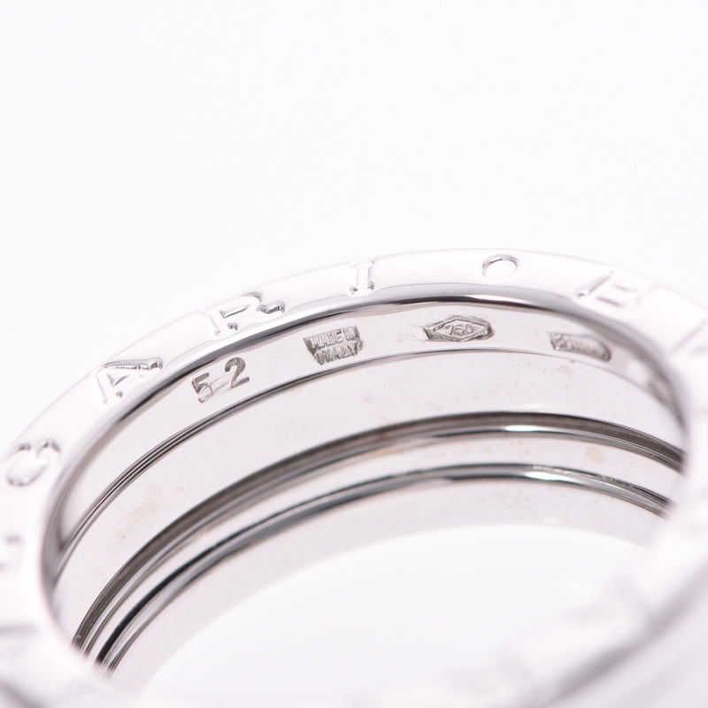 BVLGARI B-ZERO 戒指 #52 尺寸 S 11.5 女士 K18WG 戒指 A 级二手银藏