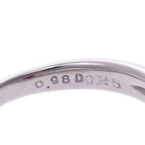 ルビー0.98ct/ダイヤ0.25ct 13号 ユニセックス Pt900プラチナ リング・指輪 Aランク 中古 銀蔵