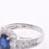 Others Sapphire 2.033ct Diamond 1.67ct #11 No. 11 Ladies PT900 Ring/Ring A Rank Used Ginzo