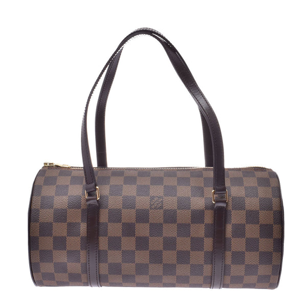 LOUIS VUITTON ルイヴィトン ダミエ パピヨンGM ブラウン N51303 ユニセックス ダミエキャンバス ハンドバッグ ABランク 中古 銀蔵