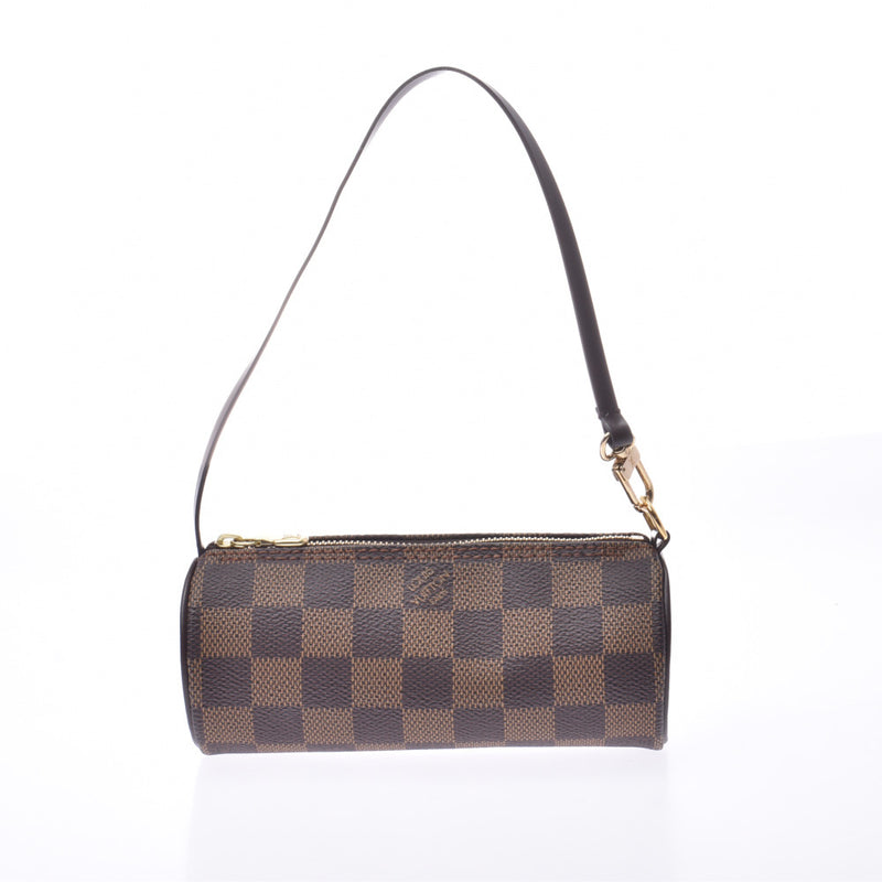 LOUIS VUITTON Louis Vuitton Damier Papillon L Brown N51303 Ladies Damier Canvas Handbag A Rank Used Ginzo