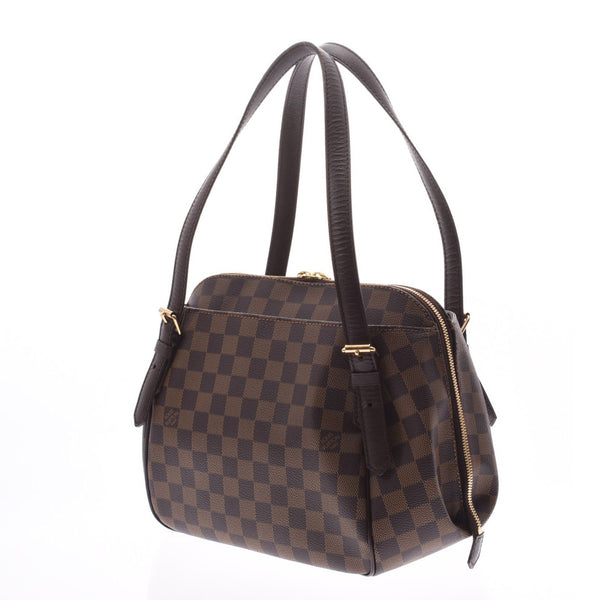 LOUIS VUITTON ルイヴィトン ダミエ べレムMM ブラウン N51174 レディース ダミエキャンバス ハンドバッグ ABランク 中古 銀蔵