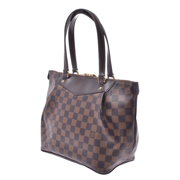 LOUIS VUITTON ルイヴィトンダミエウェストミンスター PM brown N41102 lady Mie Suda canvas handbag B rank used silver storehouse