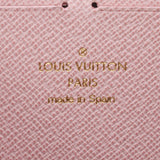 LOUIS VUITTON Louis Vuitton Monogram Portofeuil Clemence Rose Ballerine M61298 Ladies Monogram Canvas Long Wallet A Rank Used Ginzo