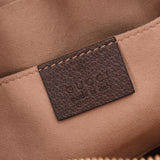 Gucci off deer Mini Shoulder Bag grege / Brown 515350 Womens GG purple Canvas Leather Shoulder Bag NEW