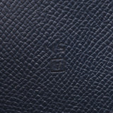 HERMES议程绿色/海军蓝色□A刻（约1997年）中性Kushbell笔记本封面B等级二手银