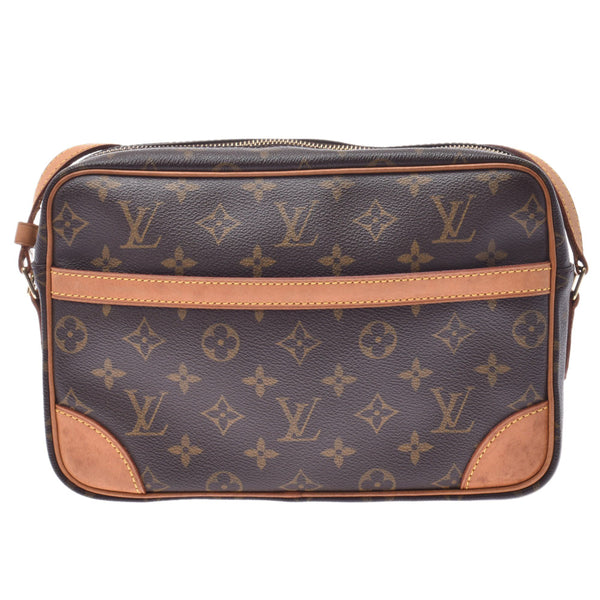 LOUIS VUITTON, Louviton, trokadero S Brown, M51274, M51274, Unsex, Canvas, shoulder bag, shoulder B, rank used, silver.