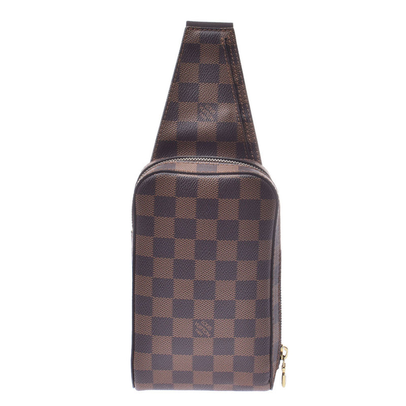 LOUIS VUITTON Louis Vuitton Damier Jeronimos New Body Bag Brown N51994 Unisex Damier Canvas Shoulder Bag A Rank Used Ginzo