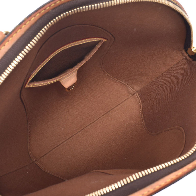 路易威登路易威登会标elipsu PM美国产品棕色M51127妇女会标帆布手袋AB排名使用银