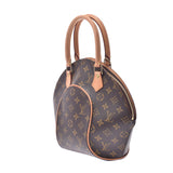 LOUIS VUITTON Louis Vuitton monogram ellipse PM USA product brown M51127 Lady's monogram canvas handbag AB rank used silver storehouse