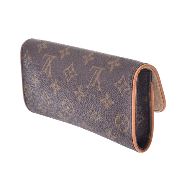 Louis Vuitton Monogram pochette twin PM brown m51854 Unisex Monogram canvas shoulder bag B