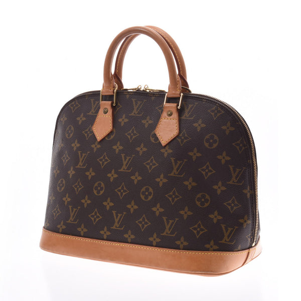 LOUIS VUITTON ルイヴィトン モノグラム アルマ  ブラウン M51130 レディース モノグラムキャンバス ハンドバッグ Bランク 中古 銀蔵