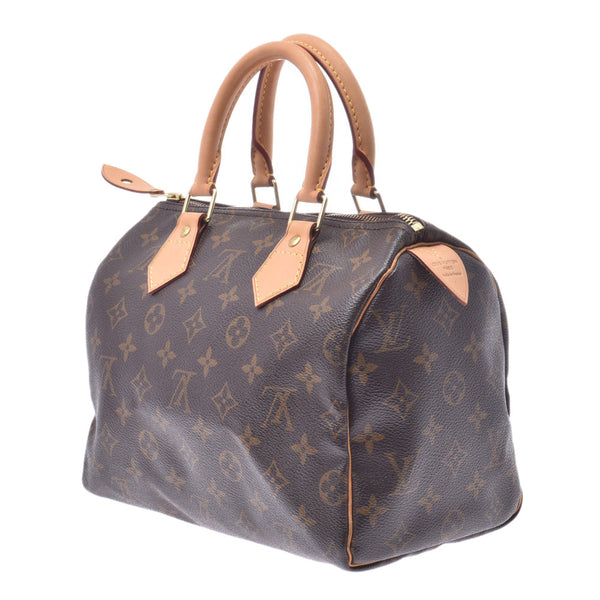 LOUIS VUITTON ルイヴィトン モノグラム スピーディ25 ブラウン M41109 ユニセックス モノグラムキャンバス ハンドバッグ ABランク 中古 銀蔵