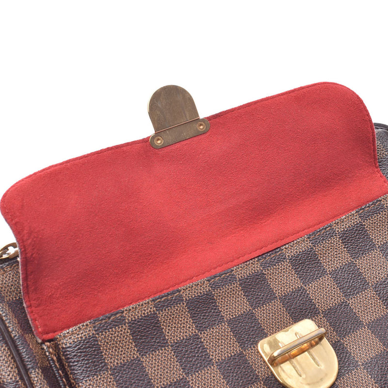 LOUIS VUITTON Louis Vuitton Damier Ravello GM Long Shoulder Strap Brown N60006 Ladies Damier Canvas Shoulder Bag B Rank Used Ginzo