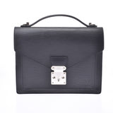 LOUIS VUITTON ルイヴィトンエピモンソー 2WAY bag black silver metal fittings M52122 ユニセックスエピレザービジネスバッグ A rank used silver storehouse