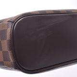 LOUIS VUITTON Louis Vuitton Damier Saria Horizontal Brown N51282 Ladies Damier Canvas Handbag A Rank Used Ginzo