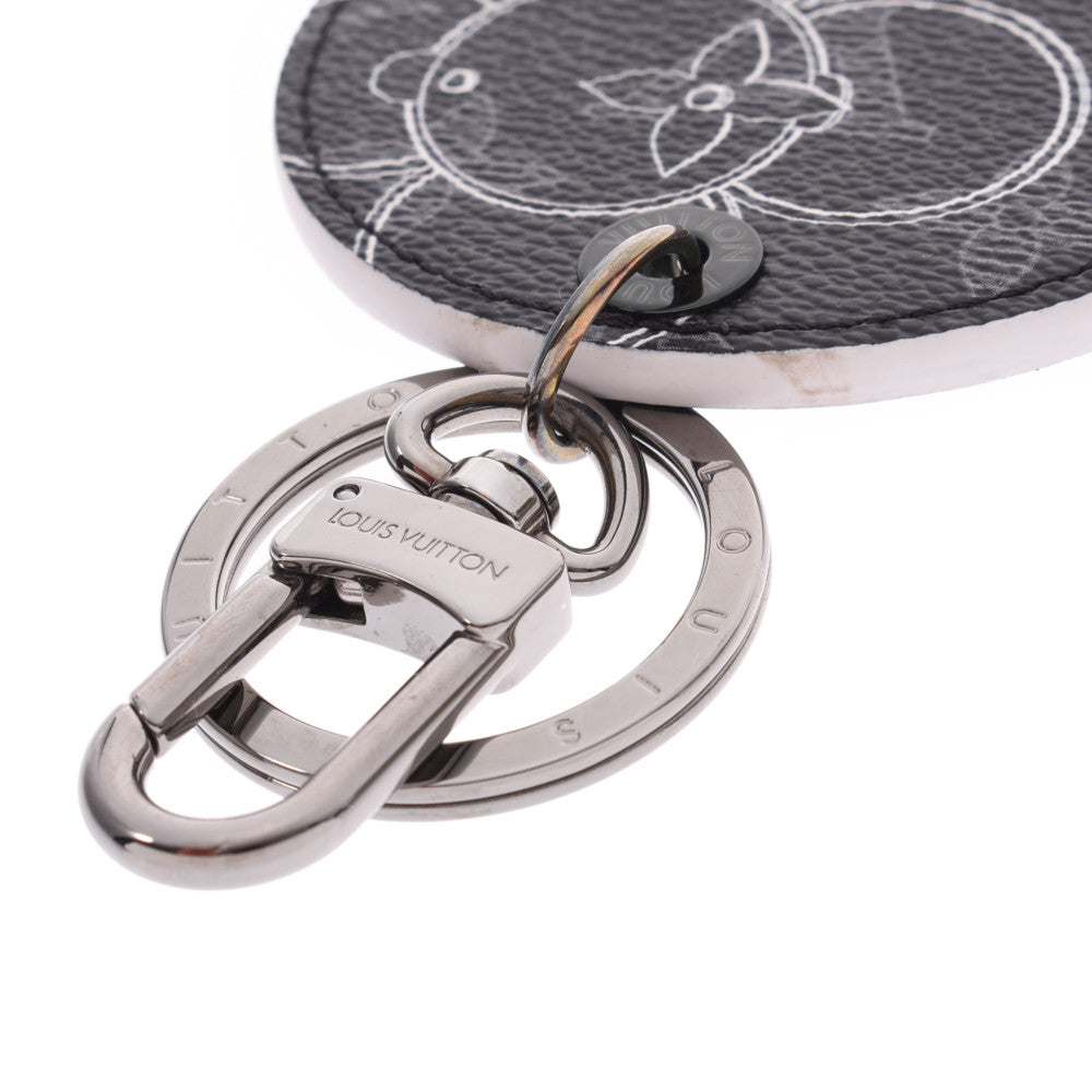 Louis Vuitton Porte Cré Vivienne 14145 Black/White Unisex Keychain