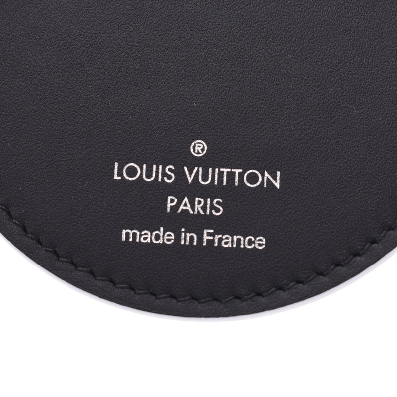 LOUIS VUITTON Louis Vuitton Monogram Portocre Vivienne Black/White MP1993 Unisex Leather Keychain Unused Ginzo
