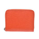 路易·威登（Louis Vuitton）路易威登Epi拉链零钱包Pimon（橙色）M60385中性Epi皮革零钱包A级二手Ginzo