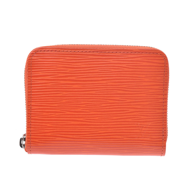 LOUIS VUITTON Louis Vuitton Epi Zippy Coin Purse Pimon (Orange) M60385 Unisex Epi Leather Coin Case A Rank Used Ginzo