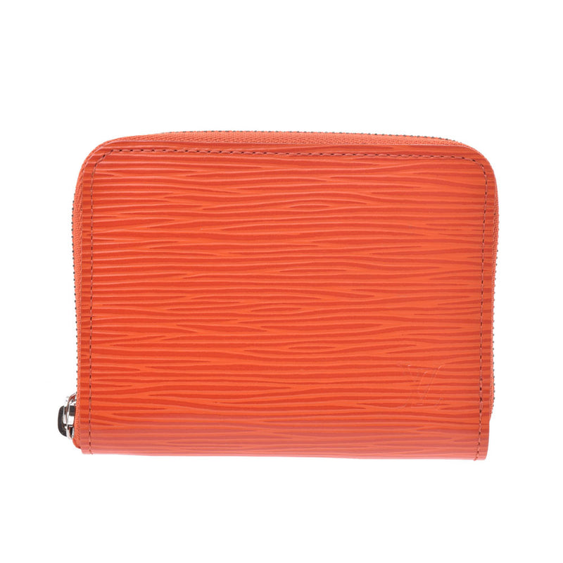 路易·威登（Louis Vuitton）路易威登Epi拉链零钱包Pimon（橙色）M60385中性Epi皮革零钱包A级二手Ginzo