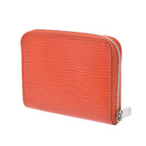 LOUIS VUITTON Louis Vuitton Epi Zippy Coin Purse Pimon (Orange) M60385 Unisex Epi Leather Coin Case A Rank Used Ginzo