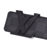 LOUIS VUITTON Louis Vuitton Damier Graphite Suntur 90cm Black/Grey M9808 Men's Damier Graphite Canvas Belt A Rank Used Ginzo