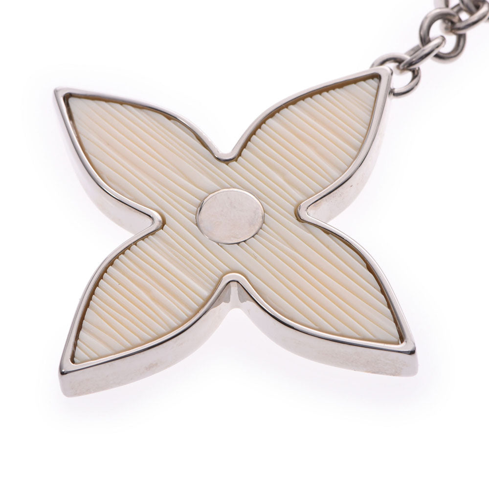 ルイヴィトン M65085 ビジューサック チャーム ホワイト イヴォワール ルイヴィトンビジューサック フルール バッグチャーム 14127