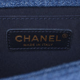 CHANEL CHANEL BOY CHANEL Blue Black Women's Denim Shoulder Bag A Rank Used Ginzo