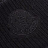 MONCLER モンクレール ニット帽 黒 ユニセックス ウール100％ ニットキャップ 新同 中古 銀蔵