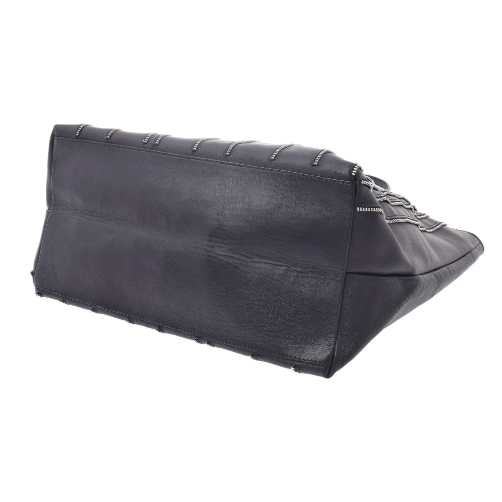Jimmy Choo Zipper Motif Black Unisex Tote Bag JIMMY CHOO