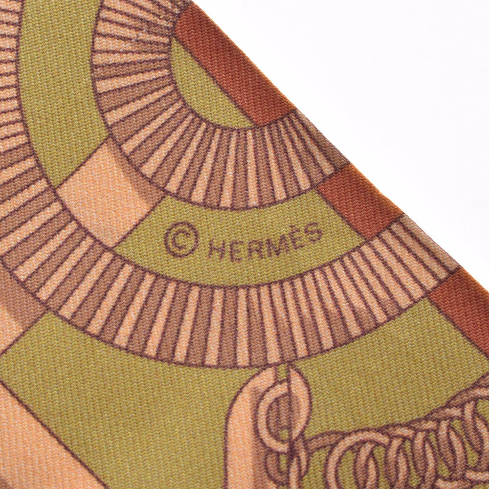 エルメスツイリー 黄金の拍車/EPERON D'or 緑系 レディース シルク