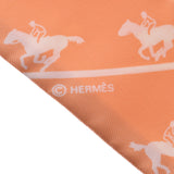 HERMES Twilly Allure / Le ALLURE骑乘型橙色/白色女士真丝围巾二手的Ginzo