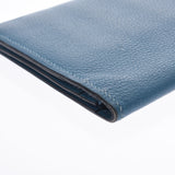 HERMES エルメス MC2 フレミング アズール C刻印(2018年頃) メンズ エヴァーカラー 札入れ Bランク 中古 銀蔵