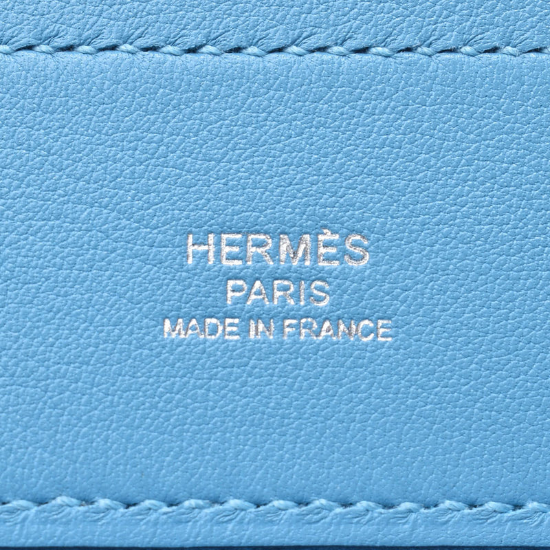HERMES Arene mini blue gene silver metal fittings D stamp (around 2019) unisex Swift shoulder bag new silver store