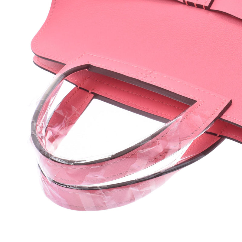 HERMES Hermes Arzan Mini Rose Azare Silver Hardware A Engraved (around 2017) Ladies' Vau Swift Handbag Unused Ginzo