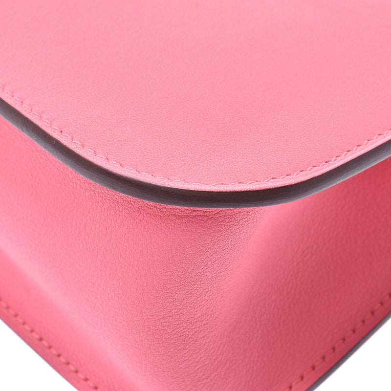 HERMES Hermes Arzan Mini Rose Azare Silver Hardware A Engraved (around 2017) Ladies' Vau Swift Handbag Unused Ginzo