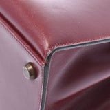 HERMES Hermes Kelly 35 Outer sewing Rouge ash Gold metal fittings ○ G stamped (around 1977) Ladies BOX calf handbag B rank used Ginzo