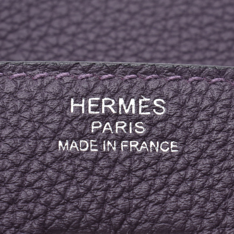 HERMES Hermes,Birkin 25,Lezan Palladium Grounds D Imprint(大约2019年),多哥女士手提包,新银器