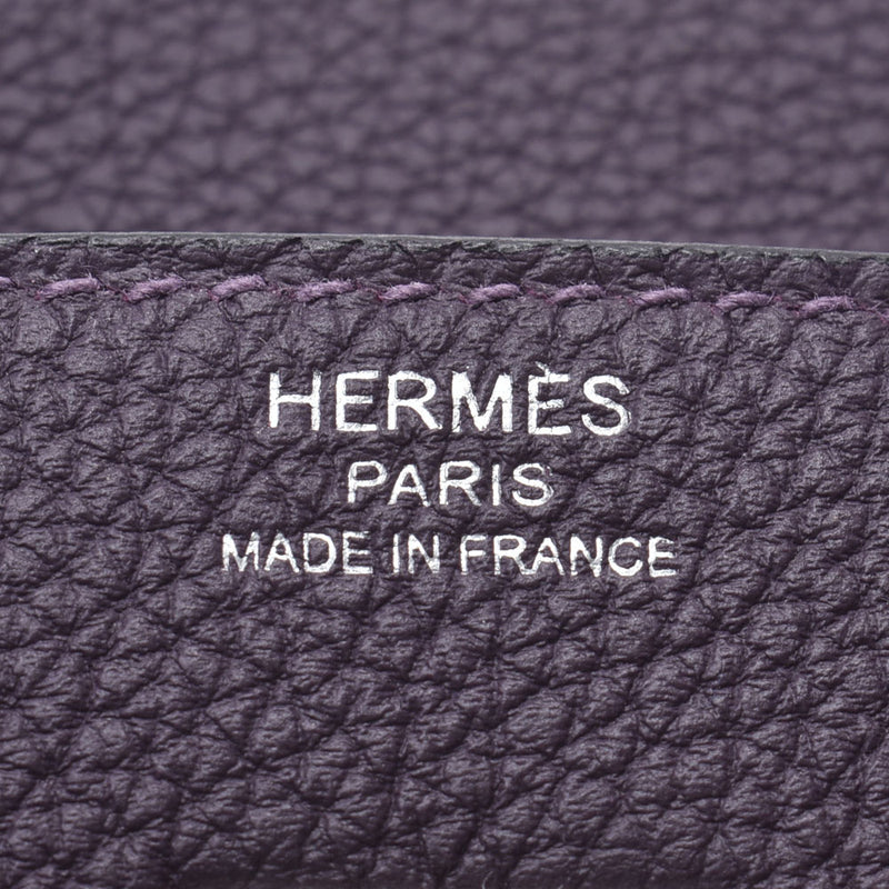 HERMES エルメス バーキン 25 レザン パラジウム金具 D刻印(2019年頃) レディース トゴ ハンドバッグ 新品 銀蔵