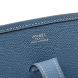 HERMES エルメス エヴリンPM ブルージーン ユニセックス ヴォーエプソン ショルダーバッグ Bランク 中古 銀蔵